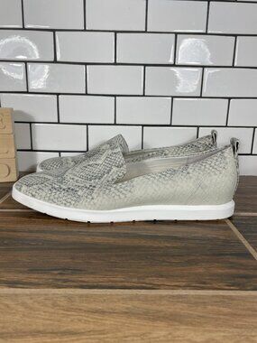 Franco Sarto Boston Shoes Womens Size 10 Multicolor Snake Print Comfort Slip Ons